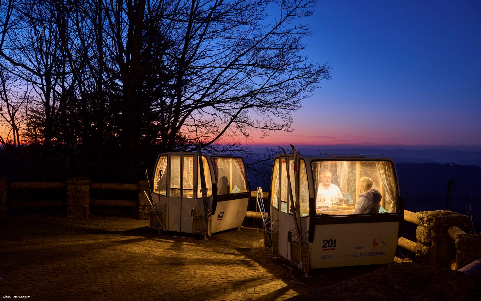Gondel Hohe Bracht Abendlicht Gondel Hohe Bracht Abendlicht